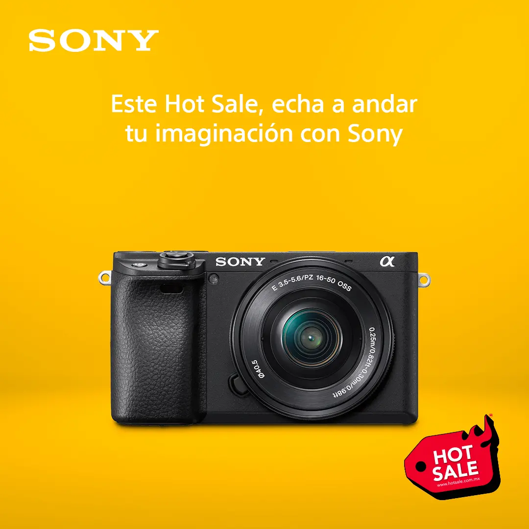 Cámara Sony Alpha ZV-E10L con lente 16-50mm para videoblogs - Fotomecánica