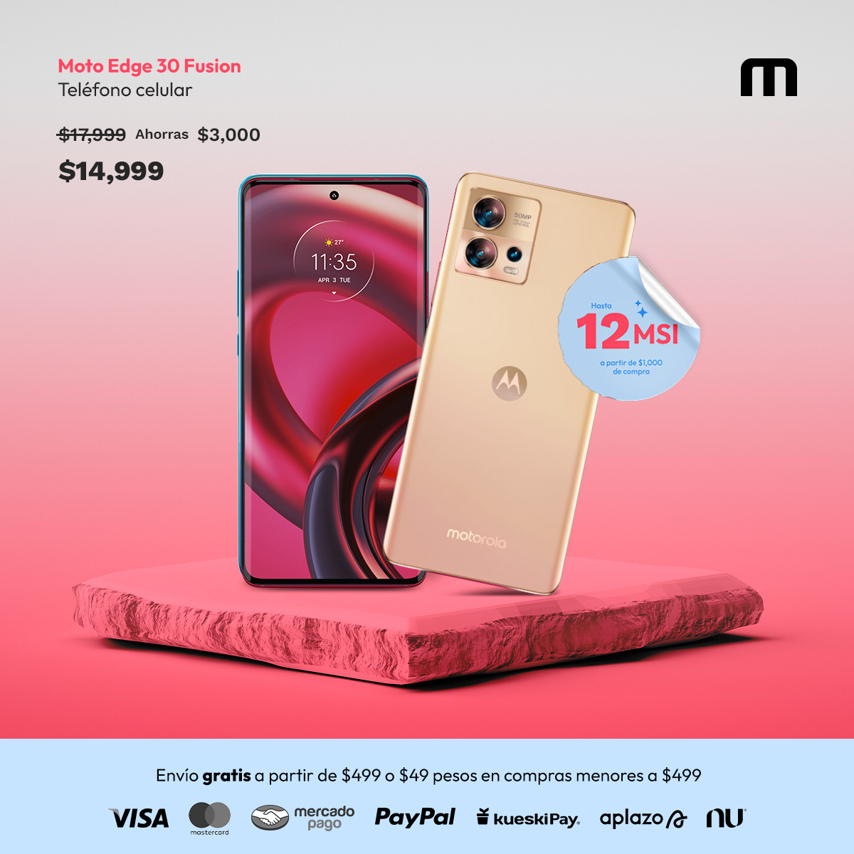 Funda Mobo Cord Rojo iPhone 11 - Mobo