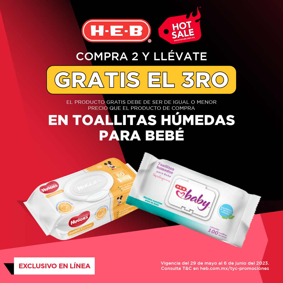 HEB Baby Toallitas Humedas Para Bebe 40 pz - H-E-B México