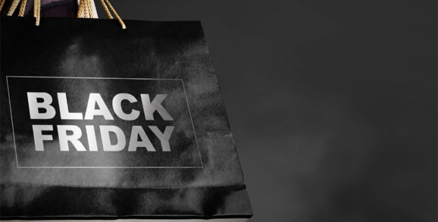¡Viernes negro para compras brillantes! ¡Viernes negro para compras brillantes!